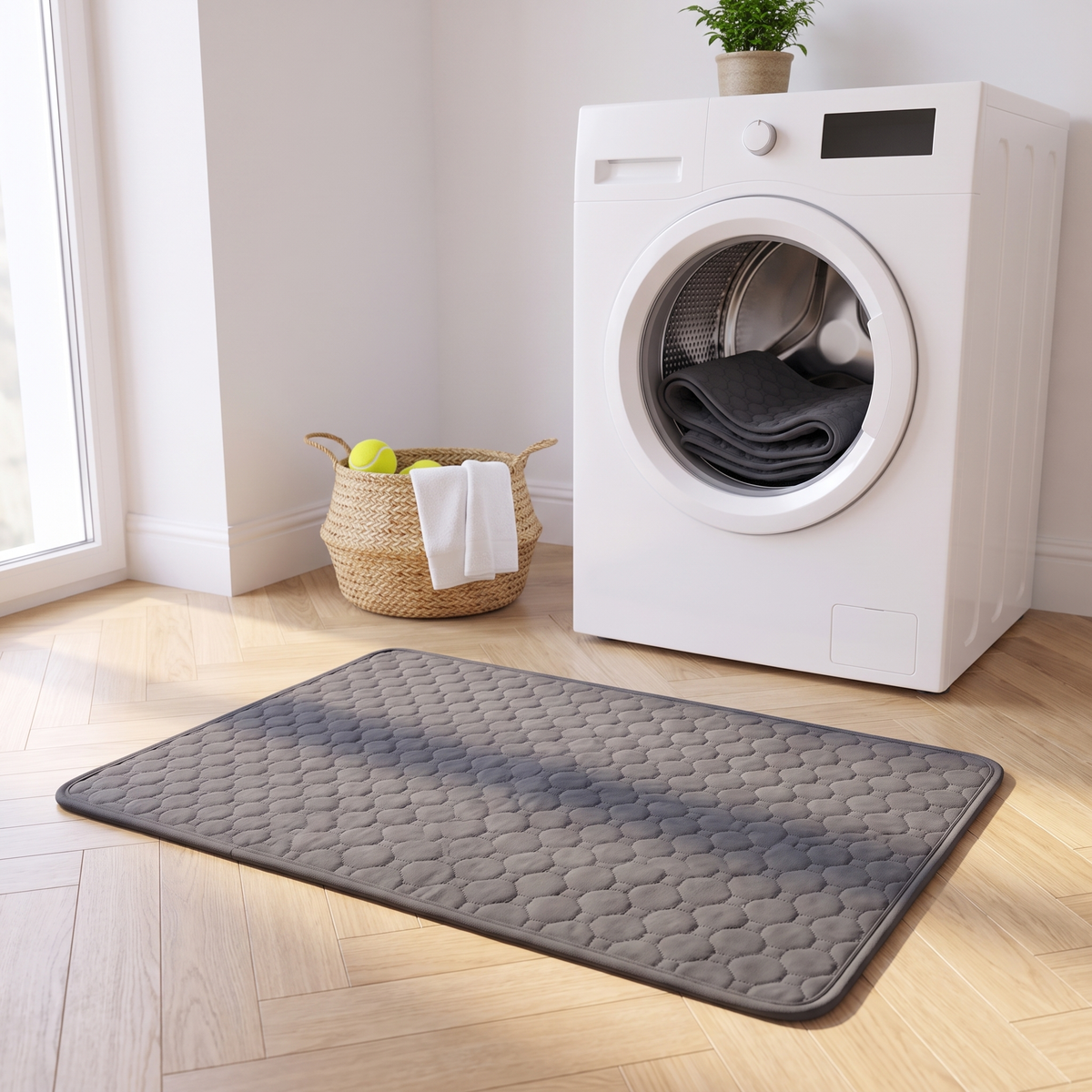 Kit Duo StayMat: un tappetino a terra e uno in lavatrice
